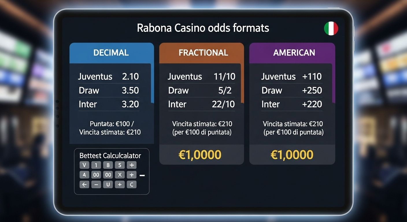 Formati delle quote betting markets