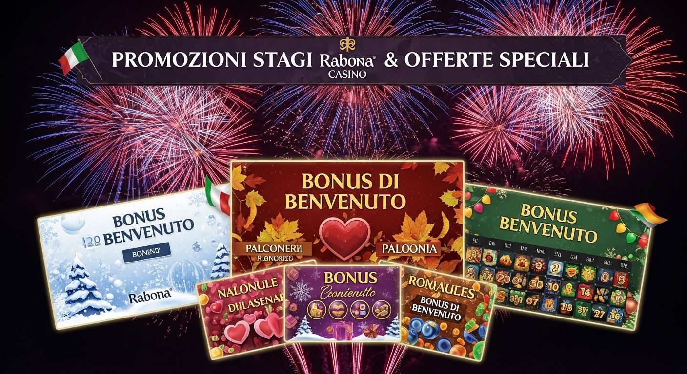 Promozioni e offerte stagionali sign up bonus