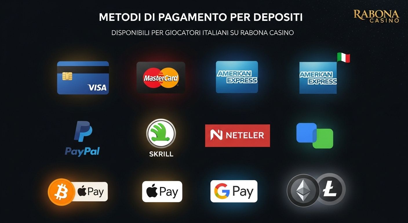 Metodi di deposito disponibili casino payment options