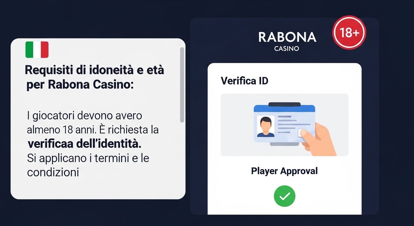 Requisiti di idoneità e di età casino verification